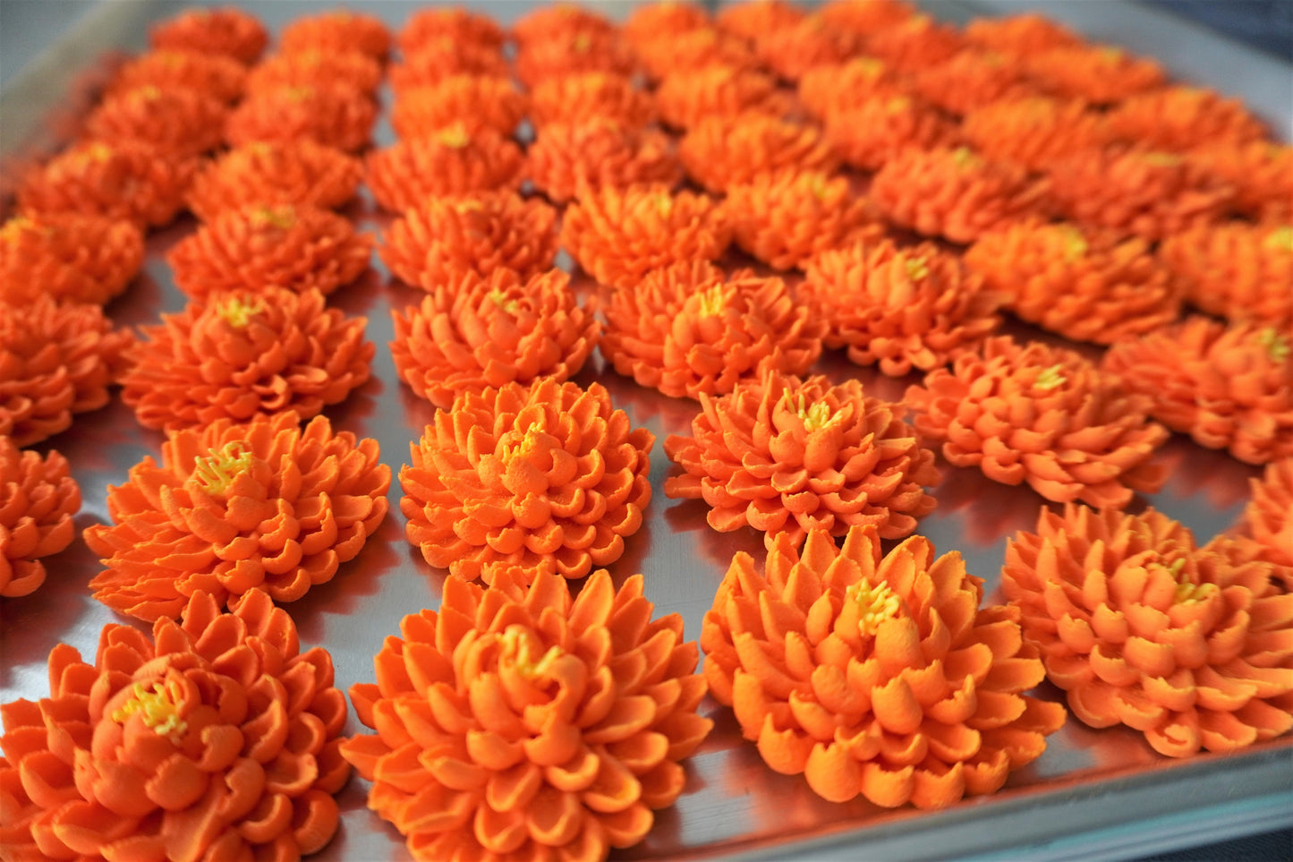 Royal Icing Marigolds