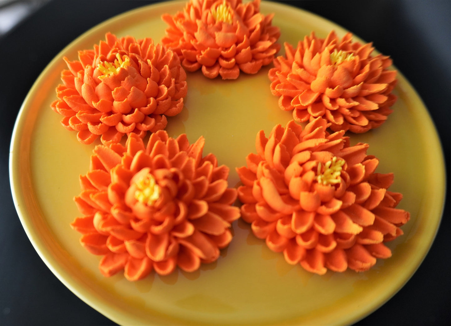Royal Icing Marigolds