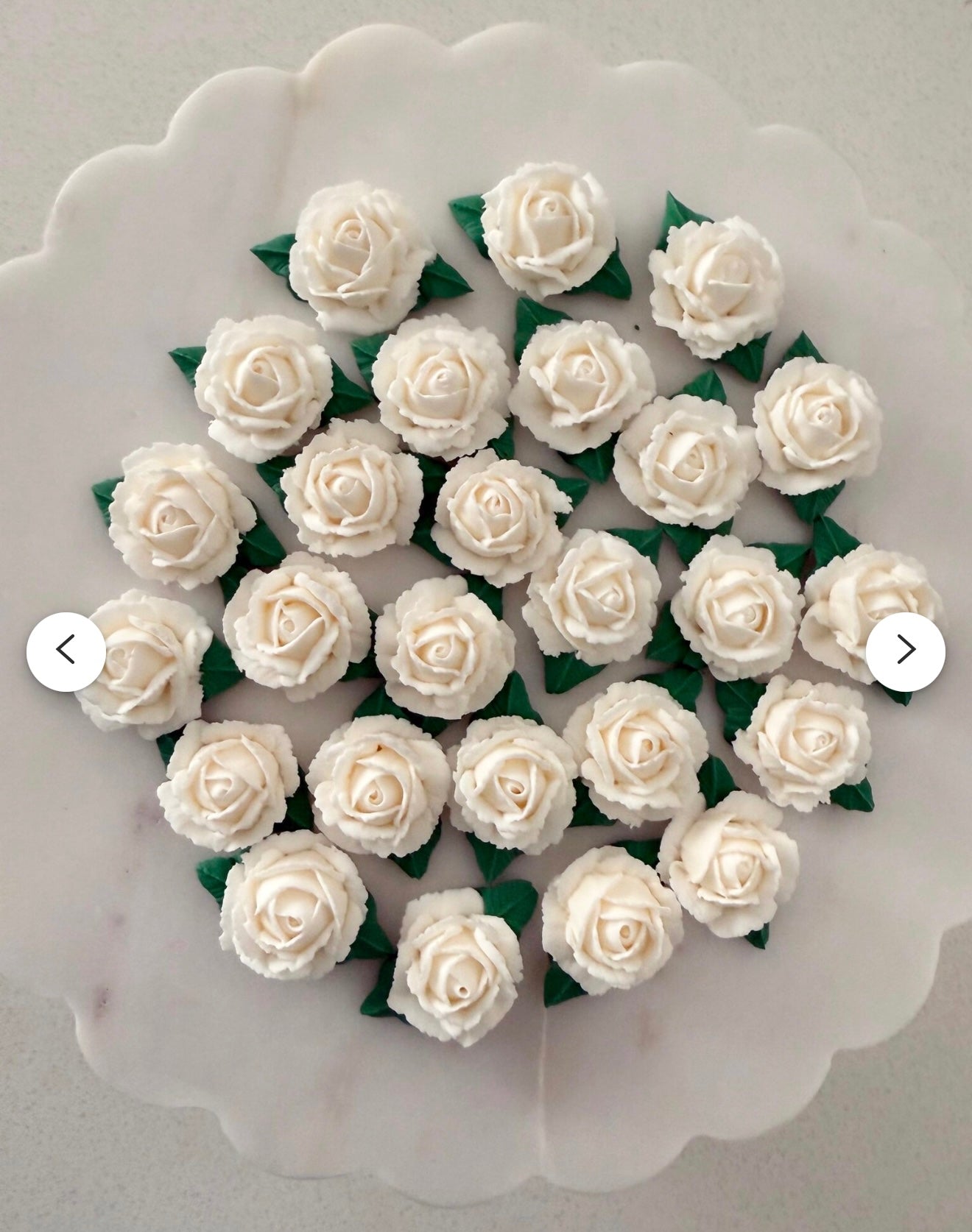 Royal Icing Delicate Roses