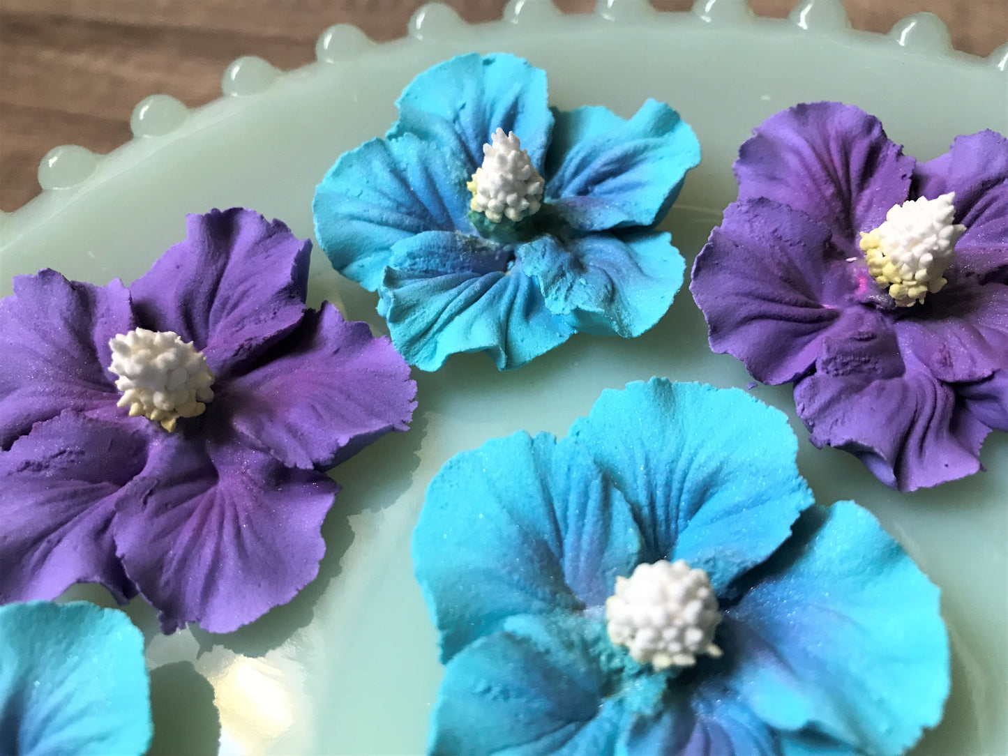 Royal Icing Mermaid Flowers