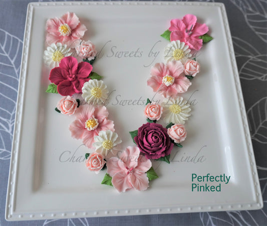 Royal Icing "Letters" Flowers Kit