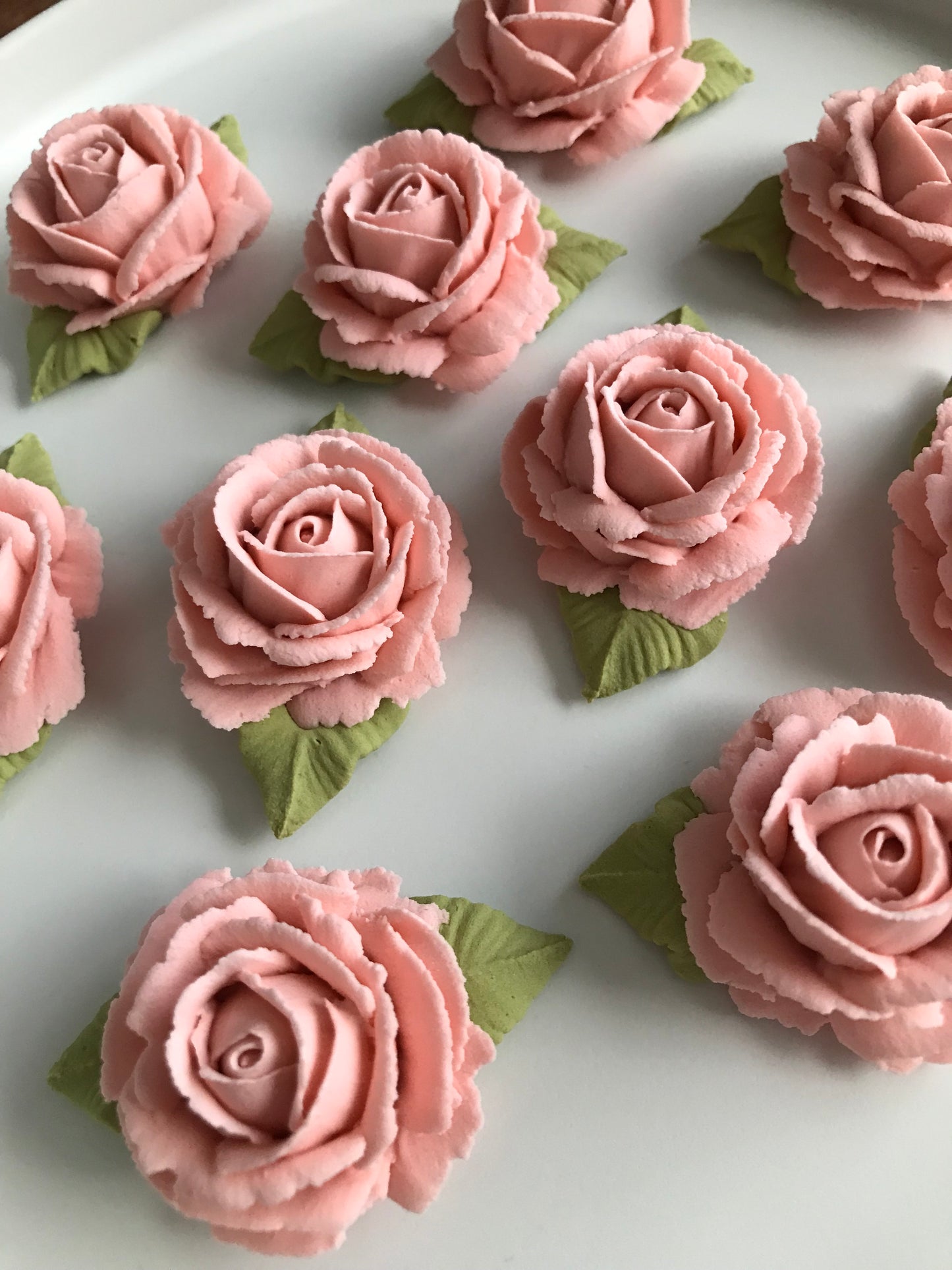 Vintage Pink Royal Icing Flowers